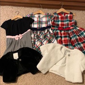 Gymboree Holiday Dress and Bolero Jacket set 4-5T